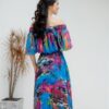 Đầm Chiffon cổ bẹt hở vai DCHIM1 - DCF3414 - Ảnh 3