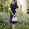 Đầm đuôi cá bâu pha DDC3920 - Ảnh 4