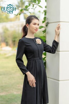 Alternative view of Đầm sếp ly dọc thân DSL4220
