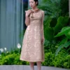 Đầm Ren pha Lụa DR93024 - Ảnh 2