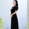 Đầm liền dáng midi cổ tròn DN4205 - Ảnh 2
