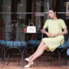 Đầm suông Linen DS307 - Ảnh 3