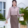 Áo sơ mi tơ Hàn - Ảnh 3