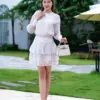 Set váy tơ Hàn cao cấp SET329 - Ảnh 3