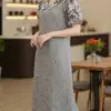 Đầm suông cổ V DS3511 - Ảnh 4