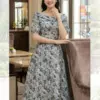 Đầm bâu sen DTG35 - Ảnh 2