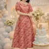 Đầm bâu sen DTG35 - Ảnh 5